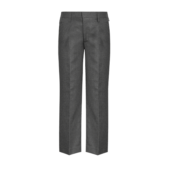 School Uniform Trousers for boys and girls, elasticated waist, Free Leather  Belt | eBay